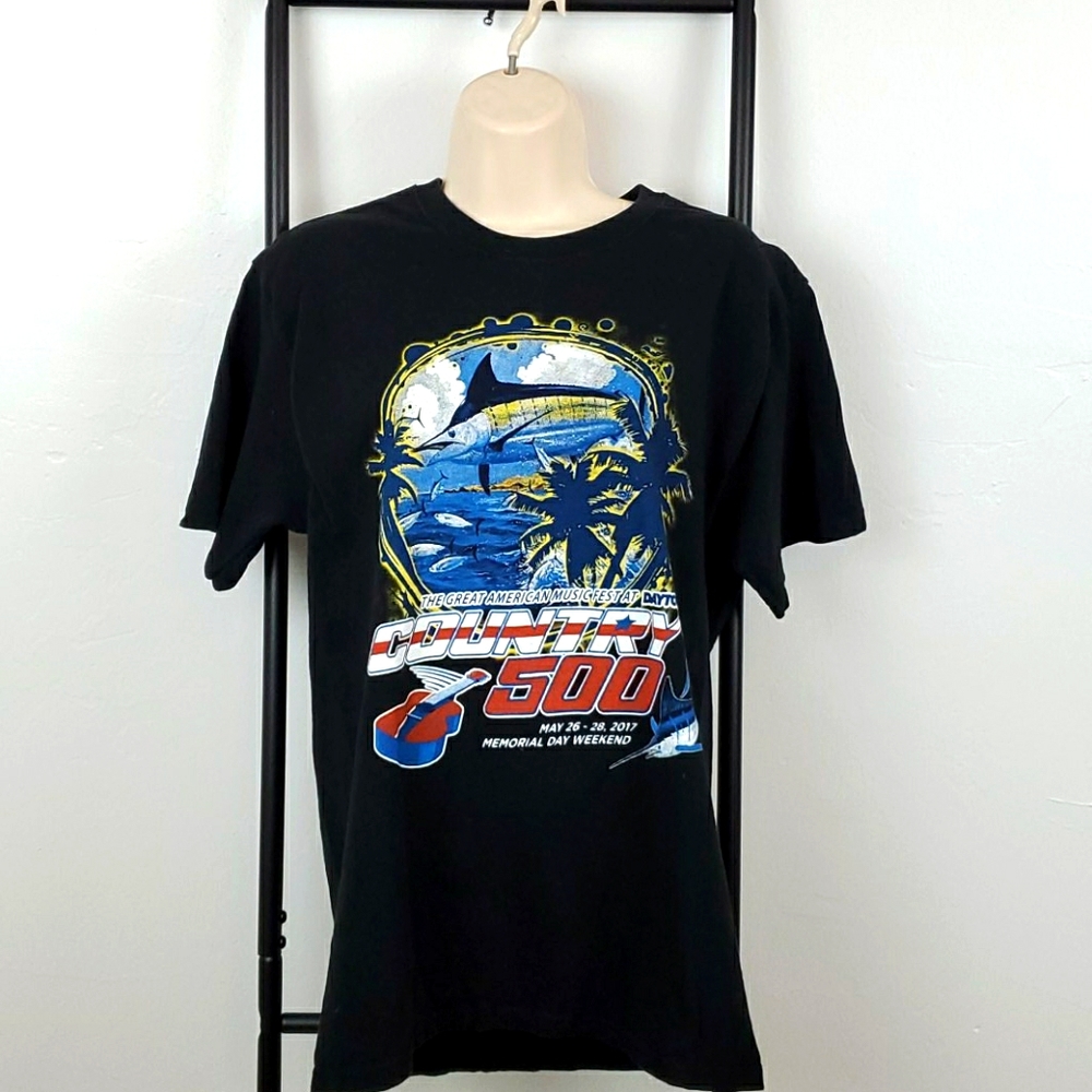 Hanes Music Fest Daytona 2017 Graphic T-Shirt Size M
